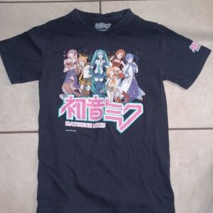 Hatsune Miku Black Graphic Tee